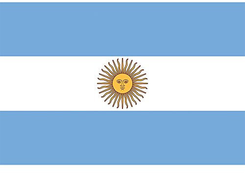 Naicasy Bandera Argentina (90 x 150 cm, 1 Unidad)