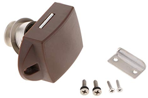 B Baosity Push Button Lock Verriegelung Auto Schloss Schrank Möbel Schloss für Wohnwagen Wohnmobil