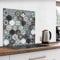 murando Spritzschutz Glas für Küche 80x80 cm Küchenrückwand Küchenspritzschutz Fliesenschutz Glasbild Dekoglas Küchenspiegel Glasrückwand Fliesen Mosaik - f-B-0296-aq-a