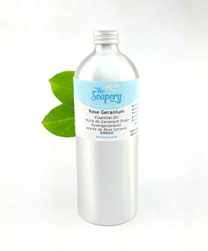 Aceite esencial de geranio de rosa, 500 ml, 100% puro y natural