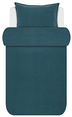 Marc O Polo Bettwäsche Senja deep Blue 1 Bettbezug 155 x 220 cm + 1 Kissenbezug 80 x 80 cm