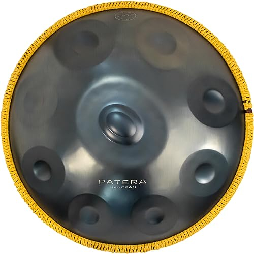 Patera HPDM-2 Handpan D-Minor (D-Moll) mit Rucksack-Tasche