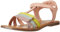 KICKERS Femme DIAMANTO Sandale, Rose Jaune Vert Violet, 37 EU