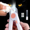 EPROICKS Nagelknipser mit Led-Licht für Hunde Katzen, Krallenschere für Katzen Hunde, mit Nagelfeile und Spritzfest Schutzvorrichtung, für Mittlere und Kleine Haustiere Krallenpflege