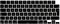 MiNGFi Silikon Italienisch Tastaturschutz für MacBook Pro/Max 14&16 M1-M4(A3185 A2485 A2780 A2991 A3403 A3186) Air 13,6&15,3 M2-M4(A3113 A3240 A2941 A3114 A3241) EU/ISO Tastaturlayout - Schwarz