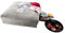 KAWOLA - Big Hocker Madeline - Gepolsterter Sitzpouf im modernen Design - Komfortables XXL Sofa Element - Urbaner Cordstoff - 120x43 cm, Hellgrau