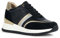 Geox D Desya A, Zapatillas Mujer, Black, 35 EU