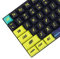 136 Key Cyber Style Cherry Profile Five Side Dye Sub Keycaps PBT Key caps for TKL 61 64 68 75 87 96 104 108 Keychron MX Keyboard
