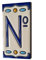 Nazari M-5 Spanische handbemalte Keramik 11 x 5,5 cm oder 5,5 x 11 cm Hausnummer Fliesen & Zubehör (Nummernschild-Fliese)