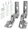 SPARES2GO Integrated Upper & Lower Door Hinge Kit Compatible with Hettich Fridge Freezer 3905 3362 3363 5.0 41,5