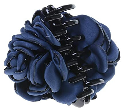 Molletta per capelli grande in tessuto a forma di rosa, 7,9 x 7,1 cm, accessorio per capelli, idea regalo