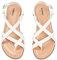Veittes Frauen Slide Sandalen - Modische Slip-On-Schnürschuhe für Frühling und Sommer.(2307028,WT/MF,40.5)