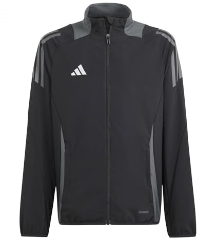 adidas Performance Tiro 24 Competition Präsentationsjacke Kids Schwarzgrau, 164 Kinder