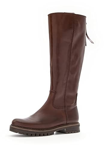 Gabor Damen Klassische Stiefel, Frauen Stiefel,extra,fersen-Riemen,gefuettert,gesundheits-Schuhe,komfortable,Sattel/EF(Flausch),42 EU / 8 UK