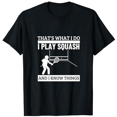 Squash Das mache ich Lustiger Squash T-Shirt
