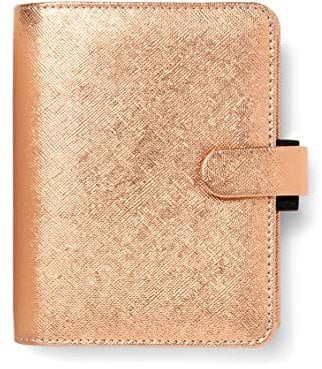 Filofax Pocket Saffiano organiser - Rose Gold