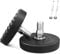 Ladder Leveler Rubber Feet for Type I,II and IA Extensions, Replacement Rubber Feet fit for Ladder Stabilizer Legs with Anti-Slip Threaded (1 Pair)
