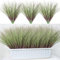 Ttranewsoo Fake Grass Artificial Grass Greenery Stems Fall Flowers Artificial Shrubs Wheat Grass Greenery Home Decor Artificial Plants Ornamental Grass Outdoor Fake Grass Leaves(24pcs) Purple-Green