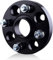 Auto Spurverbreiterung Auto-Rad-Distanzstücke 4x108 Hubcentric 63,4 mm Aluminium-Rad-Distanzstück-Adapter 15/20/25 mm Flansch für Ford für Fiesta ST Mk7 Rad-Distanzstücke Spurverbreiterung Adapter Ver