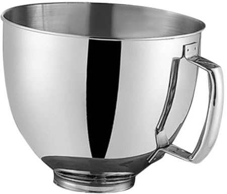 Lurrose Stainless Steel Mixer Bowl Stand Mixer Replacement Bowl 4.5l Easy to Use