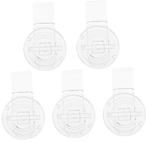 ABOOFAN 5stücke Teiliges Transparente Acryl-türriegel Für Schmuckboxen Und Holzkästen Robuste Und Stilvolle Schlösser Für Werkzeug Geschenkboxen Vielseitig Einsetzbar Und Langlebi