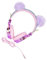 NUOBESTY Auriculares para Niños Ajustables con Micrófono Supraaurales con Diseño de Unicornio Protección 85Db para Uso Computadoras Tablets y Color Brillante y Glamuroso