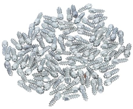 Alipis 100pezzi Chiodi Per Pneumatici Viti in Lega Professionali Chiodi Da Neve Per Pneumatici Multiuso Per Ruote Invernali