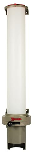PAPSTAR Becherspender, PS 67 cm x 13 cm x 15,5 cm grau für 100 Becher mit oberem Ø 7,03. EinwegBecherspender, PS. Menge: 1 St