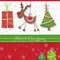 ti-flair - Servietten - Reindeer Hanging - Weihnachten / Rentier / Geschenk
