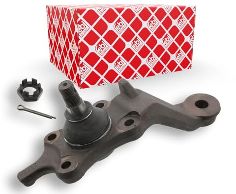 febi bilstein 43096 Traggelenk mit Kronenmutter und Splint, 1 Stück | Kompatibel mit: TOYOTA 4 RUNNER III, LAND CRUISER 90