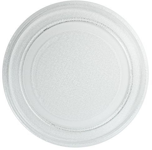 Spares2go Smooth Glass Turntable Plate for Sharp Microwave Oven (245mm)
