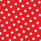 360 Servietten, 3-lagig 1/4-Falz 33 cm x 33 cm rot Dots 82756 Papstar Dekorservietten
