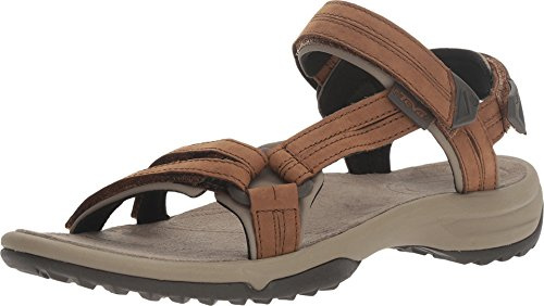 Teva Terra Fi Lite Leather W's Damen Sport- & Outdoor Sandalen, Braun (brown 556), EU 37