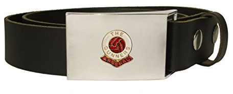 Arsenal football club leather snap fit belt