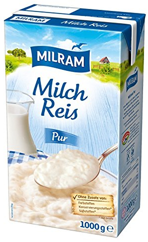 MILRAM Milchreis Pur, 12er Pack (12 x 1 kg)