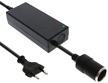 Adaptador de Corriente para el Coche, 120W | 10A | 12V, convertidor de Voltaje, rectificador con Enchufe para el Encendedor de Cigarrillos