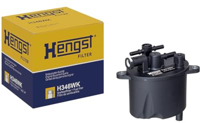HENGST - Kraftstofffilter H346WK - Hochwertiger Kraftstoff-Leitungsfilter für KFZ - Entfernt Staub und Schmutz aus Otto- oder Dieselmotoren - Schützt das Einspritzsystem