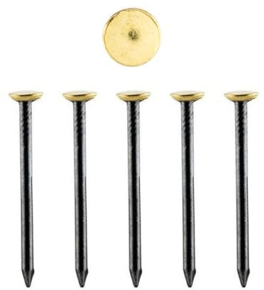 30 Bildernägel | Länge wählbar | 20 mm I 25 mm I 30 mm I 40 mm I 50 mm | Bilder Aufhängen ohne Bohren | für Betonwände, Ziegelstein, Putz & Holz (40 mm)