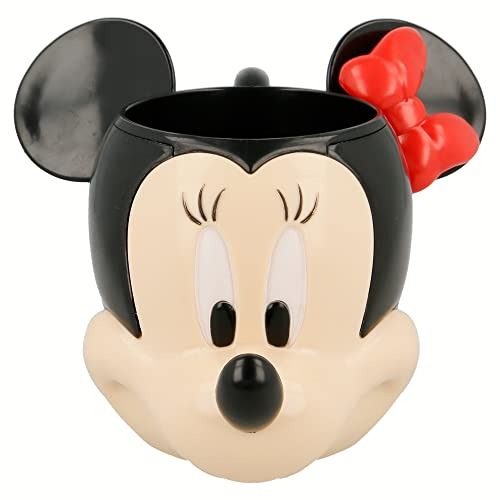 Stor Taza de plástico con forma en 3D de 260 ml de Minnie Mouse
