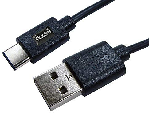 rhinocables USB Type C Cable to standard USB Data & Mains Charging Cable for Android phones tablets (2m)