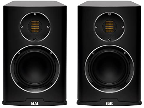 Elac Carina BS243.4 Regallautsprecher (Paar) seidenmatt schwarz