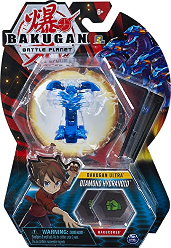 BAKUGAN Ultra, Diamond Hydranoid, 3-inch Tall Collectible Transforming Action Figure, for Ages 6 and Up