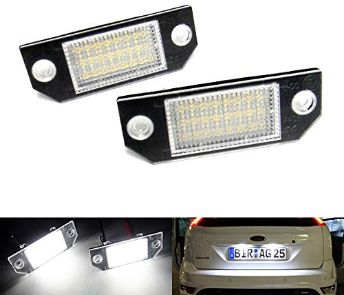 2x Kennzeichenbeleuchtung weiß Canbus für 2003-10 C-Max 2004-12 Focus II