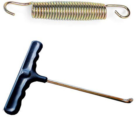 Andreas Dell Trampolinfedern Federn Sprungfedern Zugfedern Ersatzfedern mit Federspanner (64, 135mm)