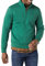 Amazon Essentials Felpa in Pile A Maniche Lunghe con Zip Corta Uomo, Verde, S