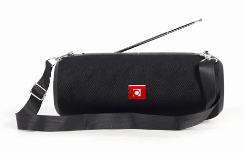 Gembird tragbarer Bluetooth-Lautsprecher mit Antenne - kabellos, wiederaufladbar, ideal für Outdoor-Aktivitäten, Camping und Partys, Robustes Design