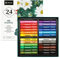 Artecho Ölpastellkreide 24er Set, lichtechte Farben, Sanfte Berührung, Einfaches Mischen und Schattieren, Ideal für Künstler, Hobbymaler, Schule.