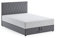 Atlantic Home Collection Stauraumbett Benita, mit Taschenfederkern 140 x 200 cm Hellgrau
