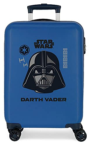 Star Wars Darth Vader Kabinentasche, blau, 38 x 55 x 20 cm, starr, ABS, seitlicher Zahlenkombinationsverschluss, 34 l, 2 kg, 4 Doppelrollen, Handgepäck.