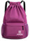 JSNOM Mochila Cuerdas Hombre Bolso Casual: Mochilas de Tela Cuerda Bolsa Gimnasio con Cordón Deporte Talega Saco Playa Para Viajes Deportiva Yoga Grande Gymsack Para Unisex Mujer (Púrpura)